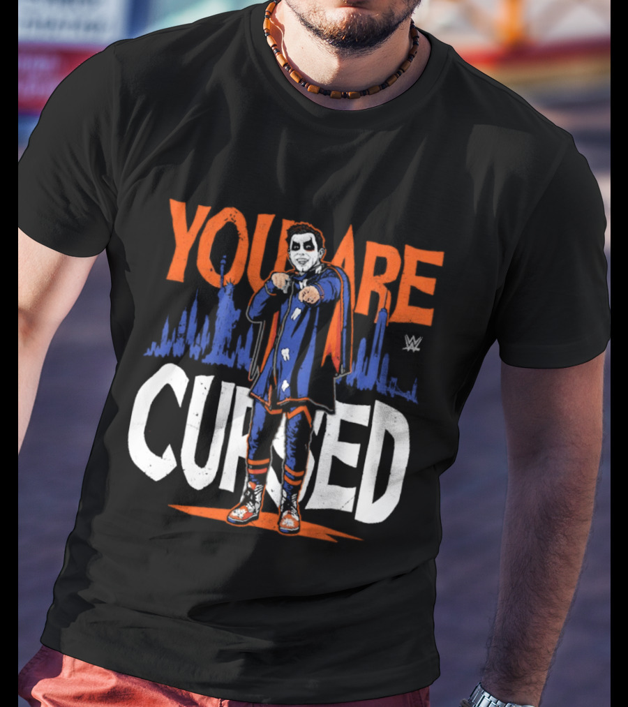 Danhausen WWE NYC You Are Cursed Skyline T-Shirt