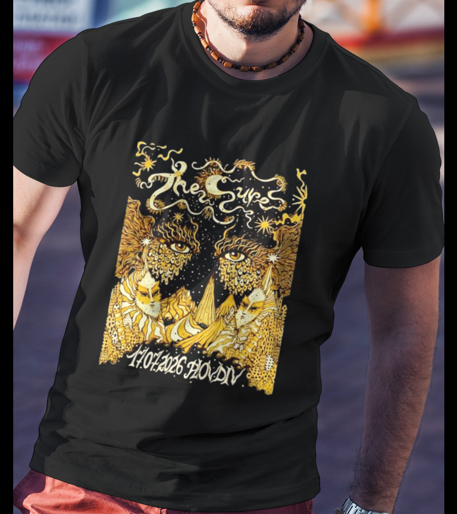 The Cure 17 July 2026 Plovdiv Concert Live Music Event T-Shirt