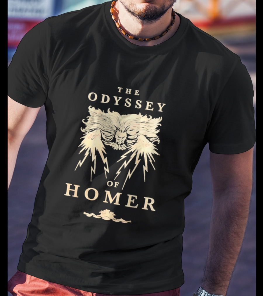 The Odyssey Of Homer Mythical Lightning Lion T-Shirt