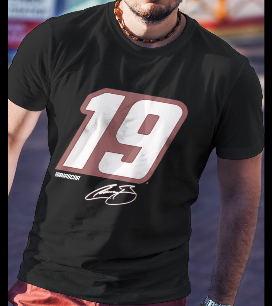 NASCAR Number 19 Racing Motorsport Signature Edition T-Shirt
