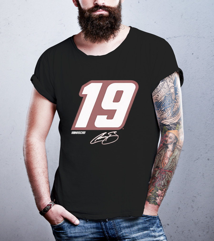 NASCAR Number 19 Racing Motorsport Signature Edition T-Shirt