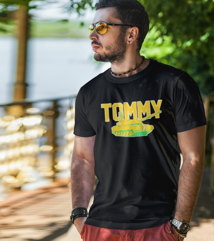 Tommy Tank 47 Athletics Baseball T-Shirt