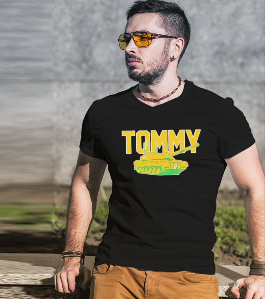 Tommy Tank 47 Athletics Baseball T-Shirt