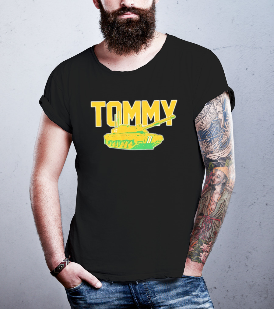 Tommy Tank 47 Athletics Baseball T-Shirt