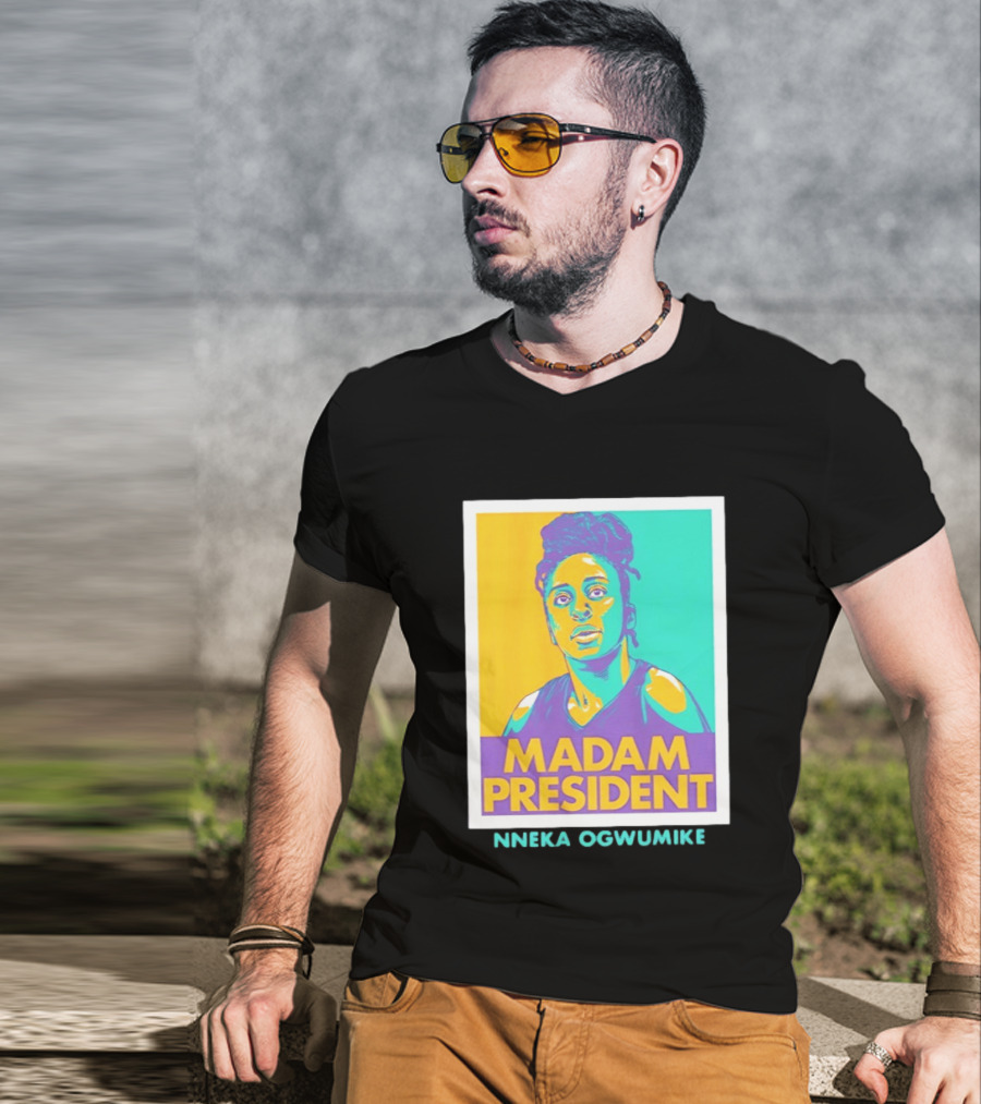 Nneka Ogwumike Madam President Los Angeles Sparks Heroic T-Shirt