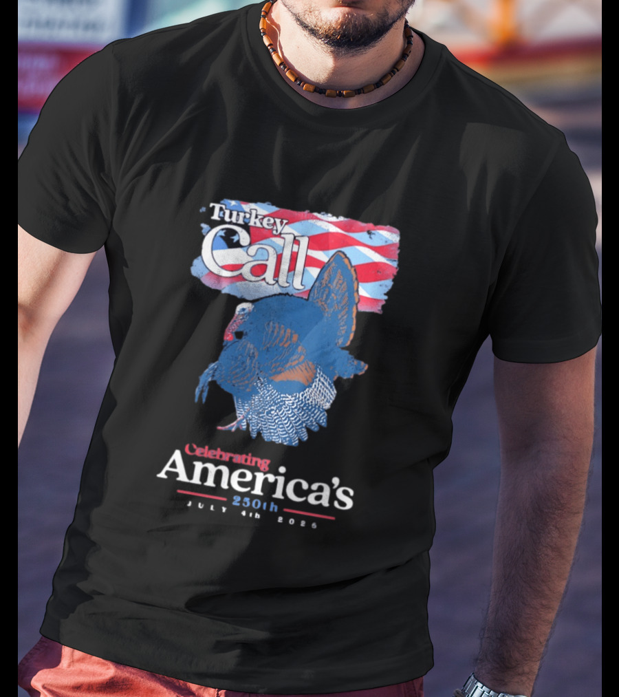 NWTF Turkey Call Celebrating America's 250th July 4th 2026 T-Shirt