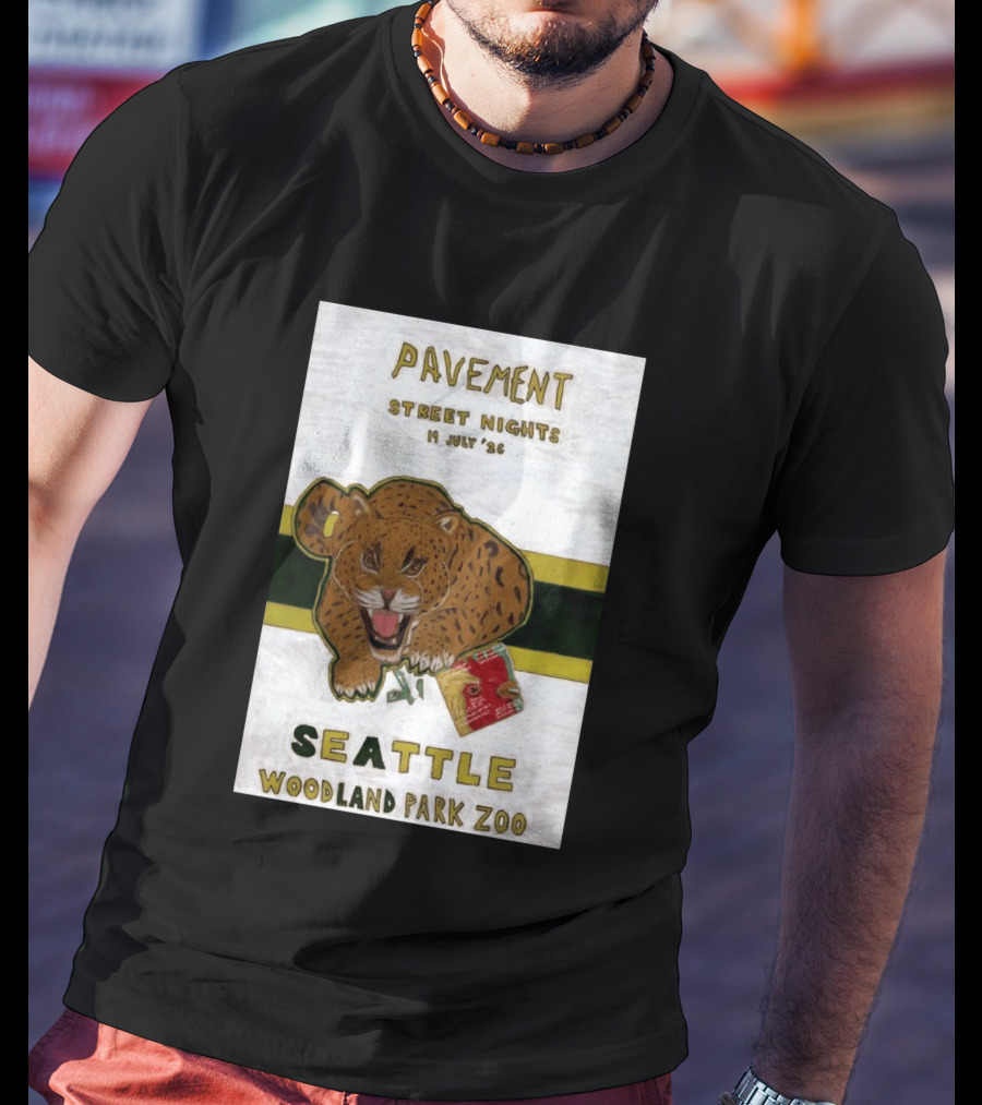 Pavement Street Nights Seattle Woodland Park Zoo July 19 2026 T-Shirt
