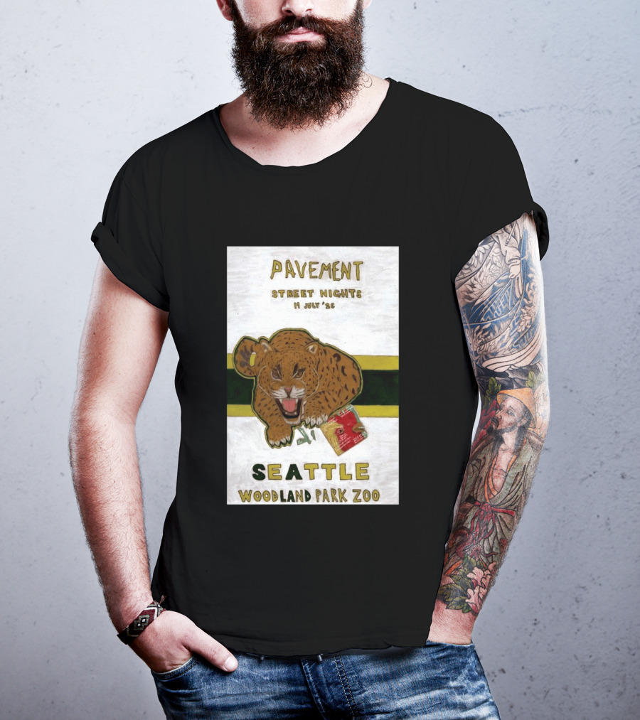 Pavement Street Nights Seattle Woodland Park Zoo July 19 2026 T-Shirt