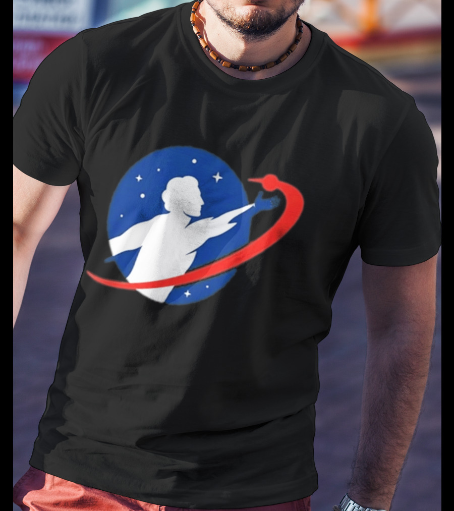 NASA Astronaut Space Exploration Promethean Action Patch T-Shirt
