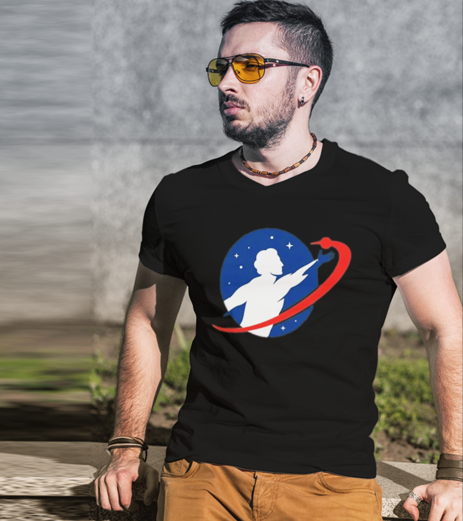 NASA Astronaut Space Exploration Promethean Action Patch T-Shirt