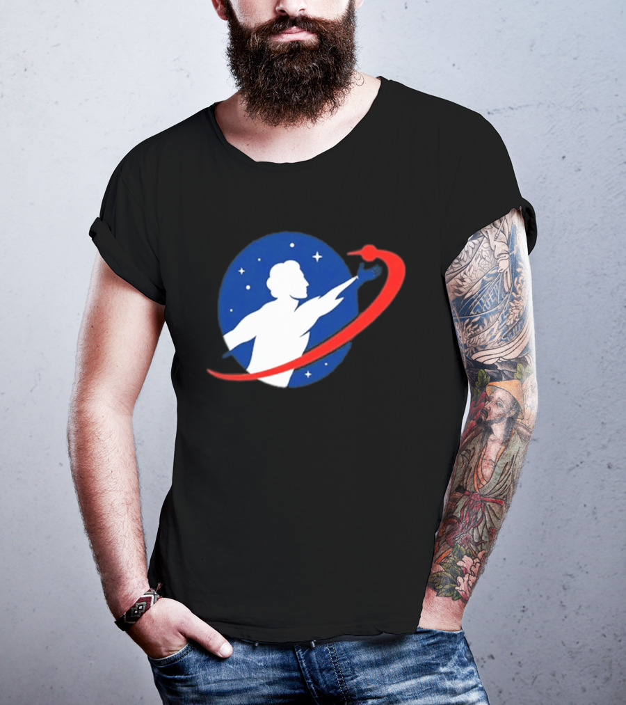 NASA Astronaut Space Exploration Promethean Action Patch T-Shirt