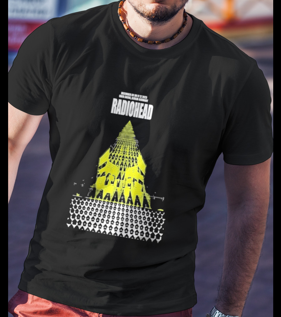 Radiohead Berlin 2025 Tour Dates Uber Arena Germany December 8 9 11 12 T-Shirt