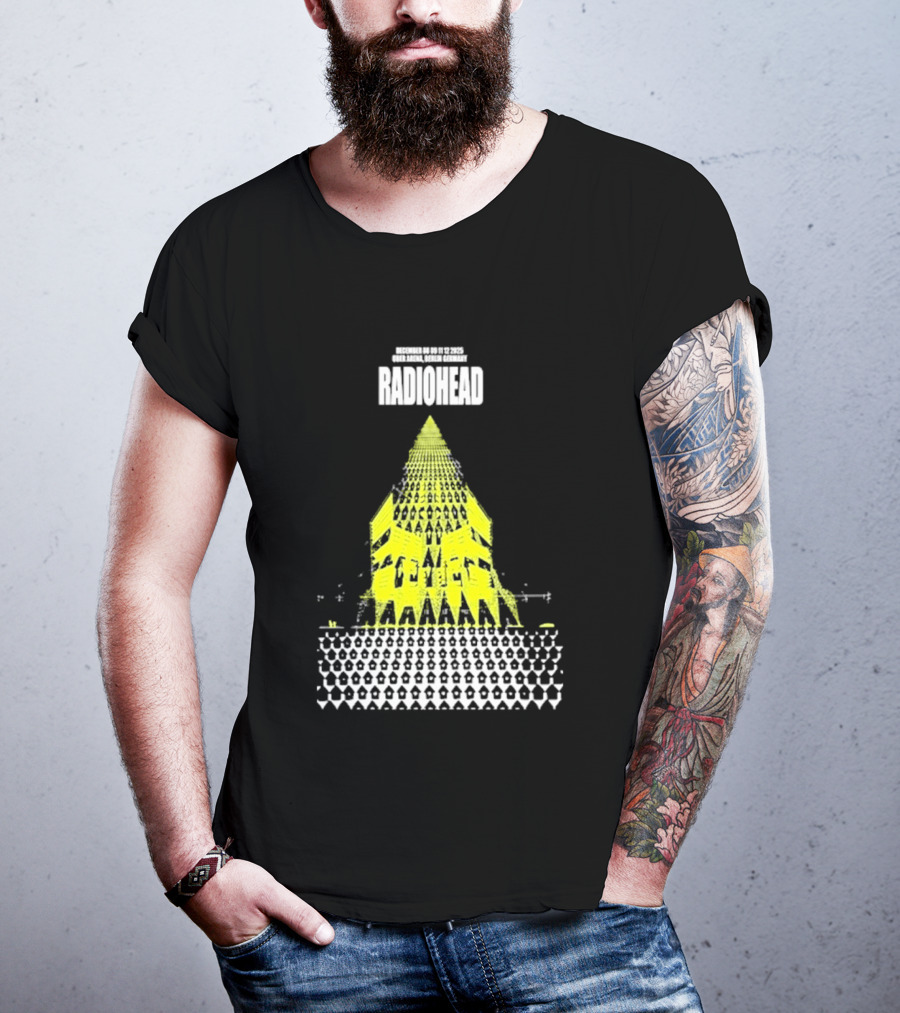 Radiohead Berlin 2025 Tour Dates Uber Arena Germany December 8 9 11 12 T-Shirt