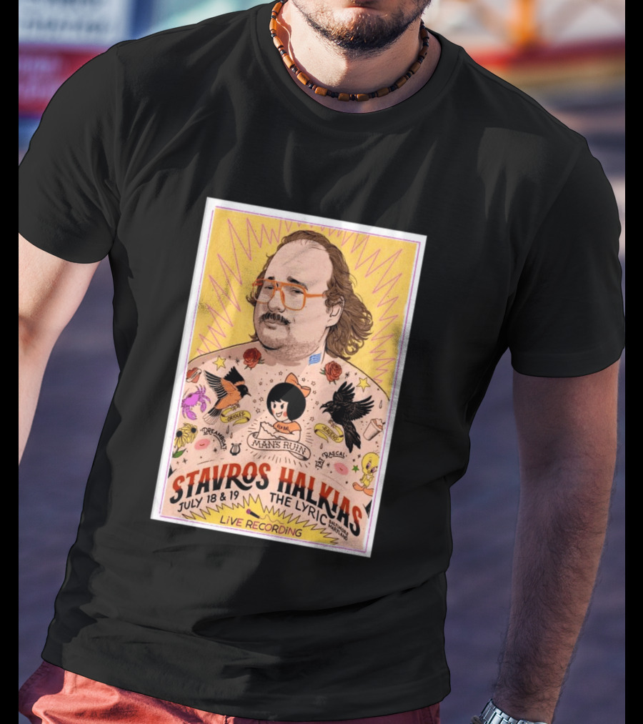 Stavros Halkias Live Recording Baltimore July 18 19 2026 The Lyric Event T-Shirt