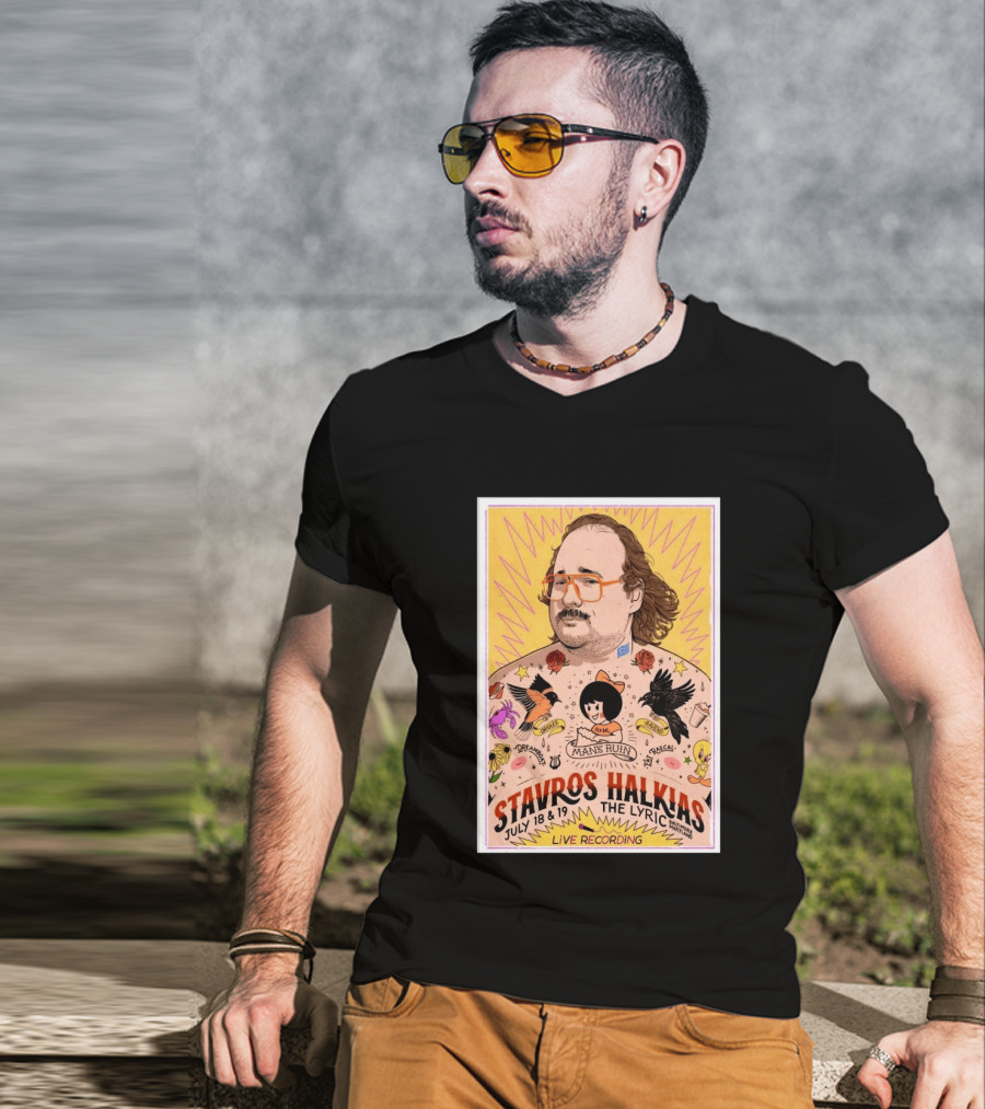 Stavros Halkias Live Recording Baltimore July 18 19 2026 The Lyric Event T-Shirt