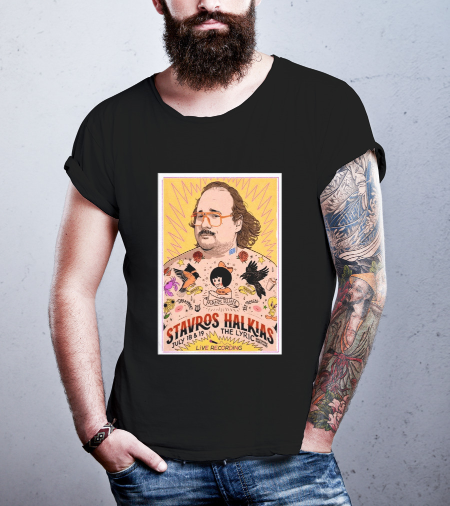 Stavros Halkias Live Recording Baltimore July 18 19 2026 The Lyric Event T-Shirt