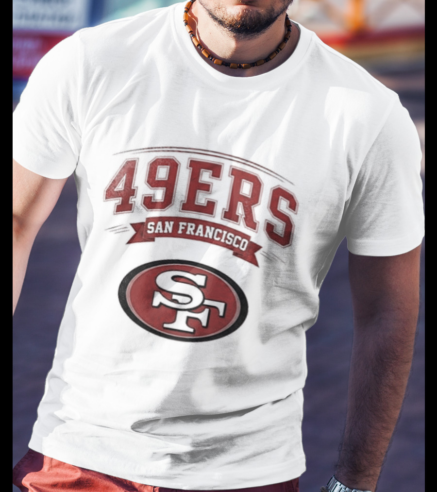 San Francisco 49ers Ghostface Running Football 49ers SF T-Shirt