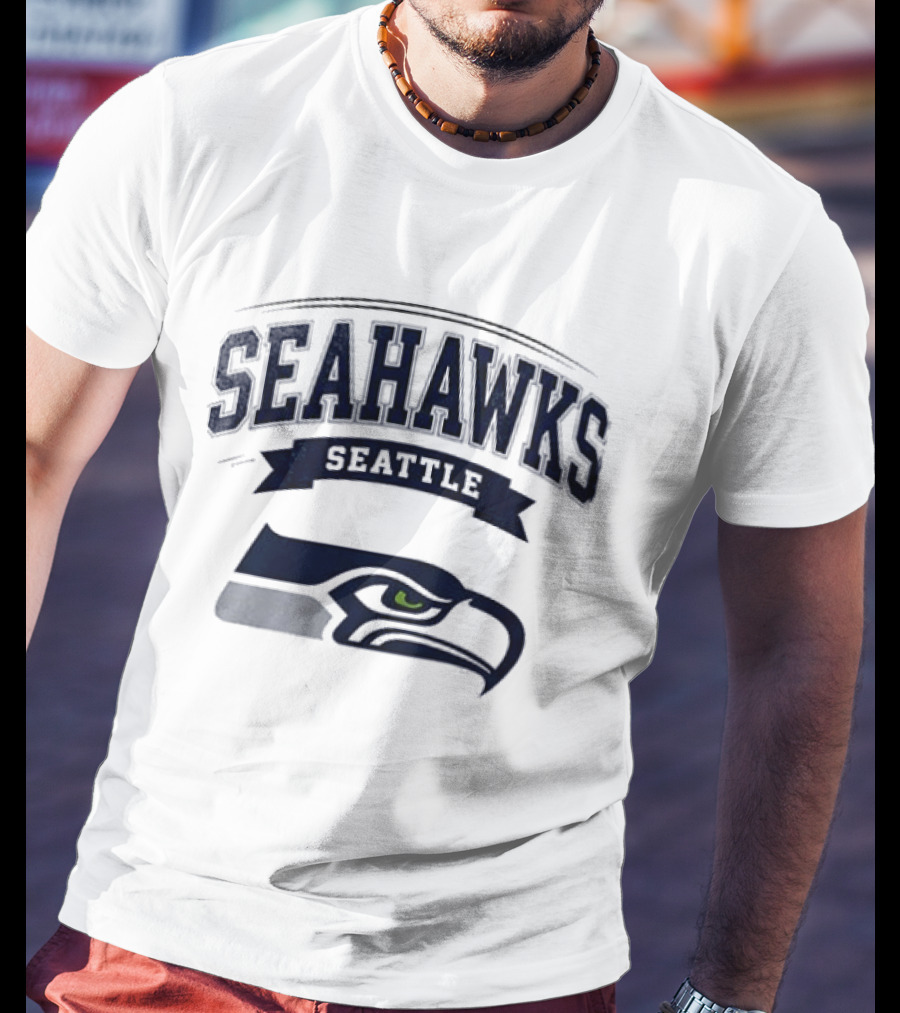 Seattle Seahawks X Ghostface Running Football T-Shirt