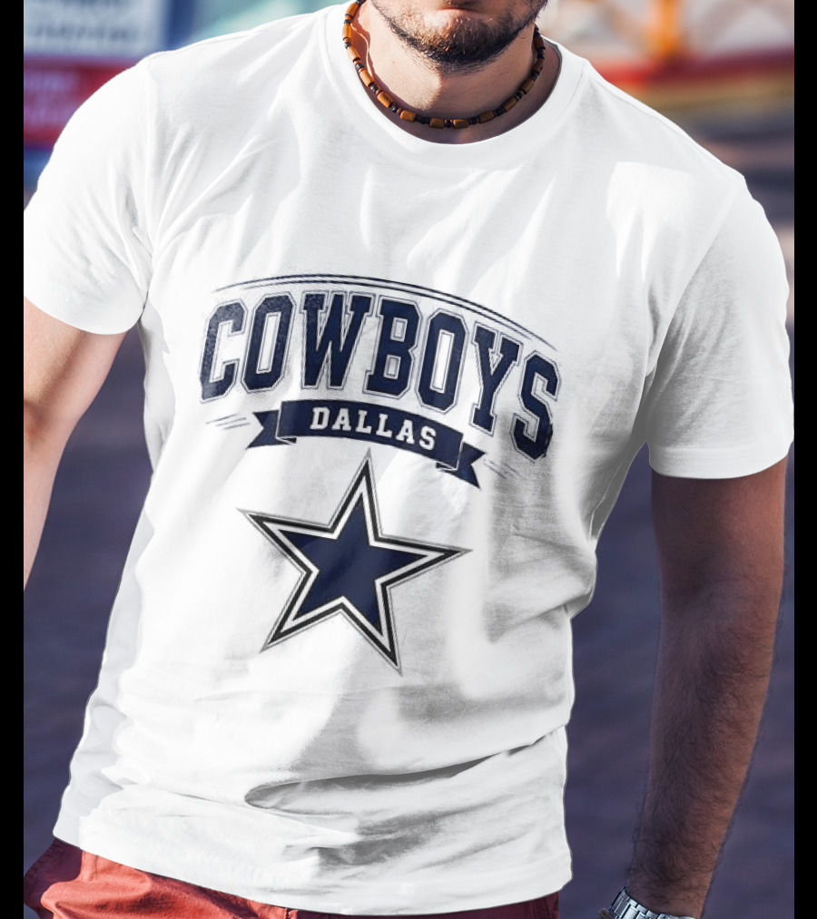 Dallas Cowboys Ghostface Running Football Collaboration Star T-Shirt