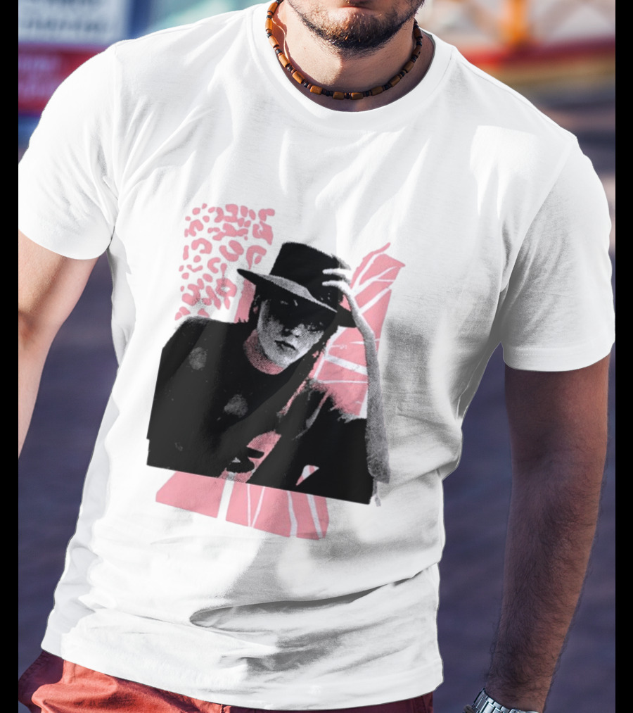 John Taylor Punk Masters Retro Style Hat And Femme Collage T-Shirt