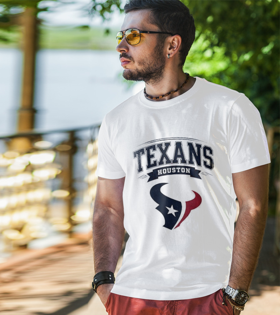 Houston Texans Ghostface Running Football T-Shirt