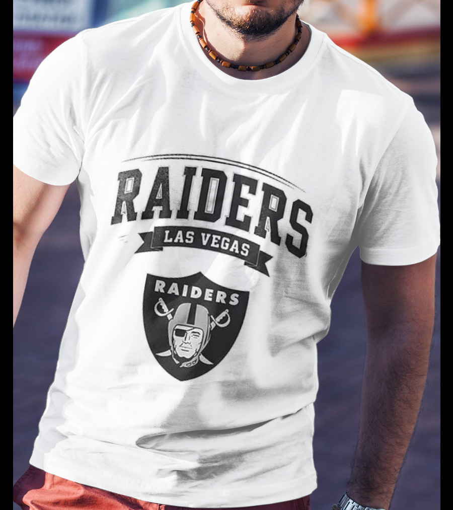 Las Vegas Raiders Ghostface Running Football T-Shirt