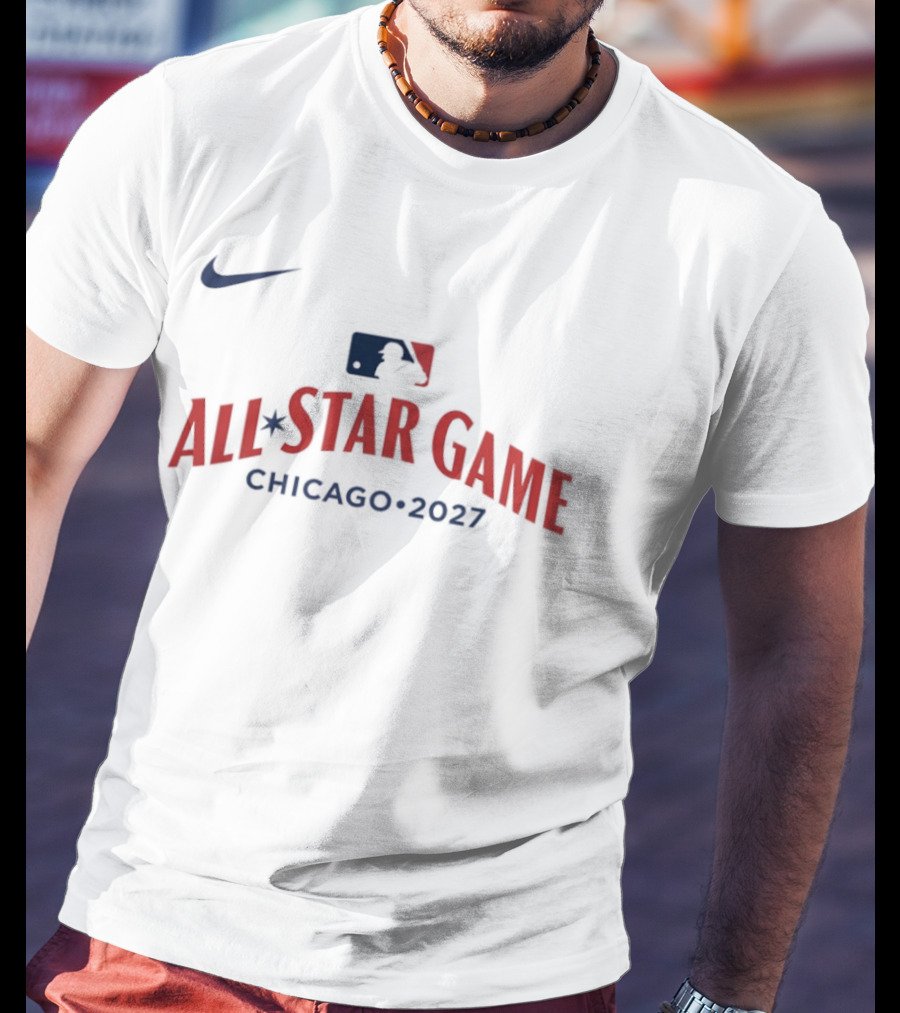 Nike MLB All Star Game 2027 Chicago Baseball Event T-Shirt