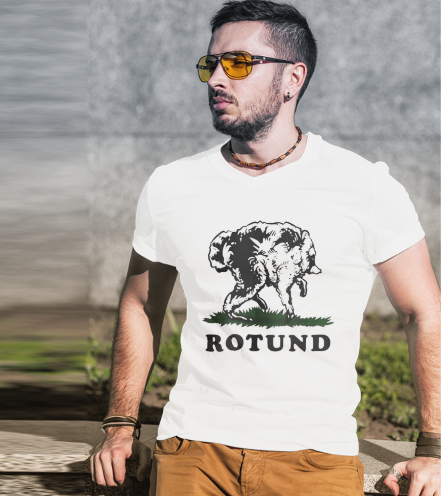 Rotund Jimothy Bear Flag T-Shirt