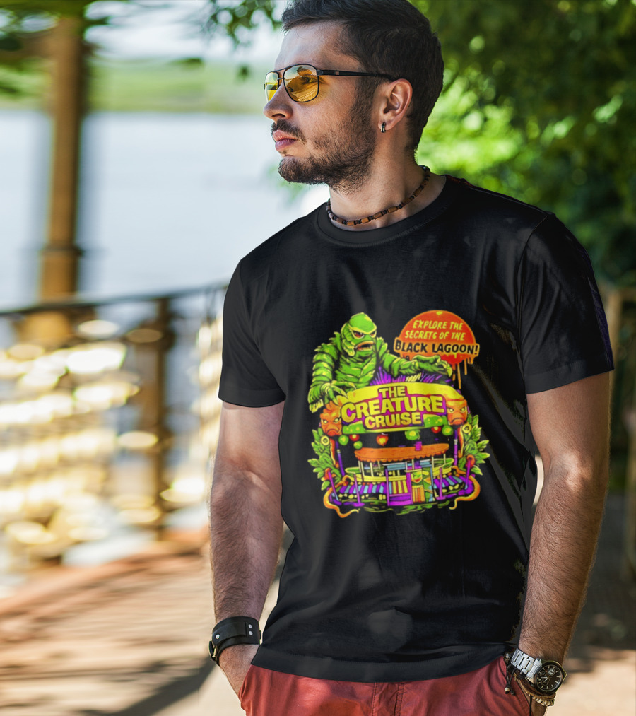 Explore The Secrets Of The Black Lagoon The Creature Cruise Adventure T-Shirt