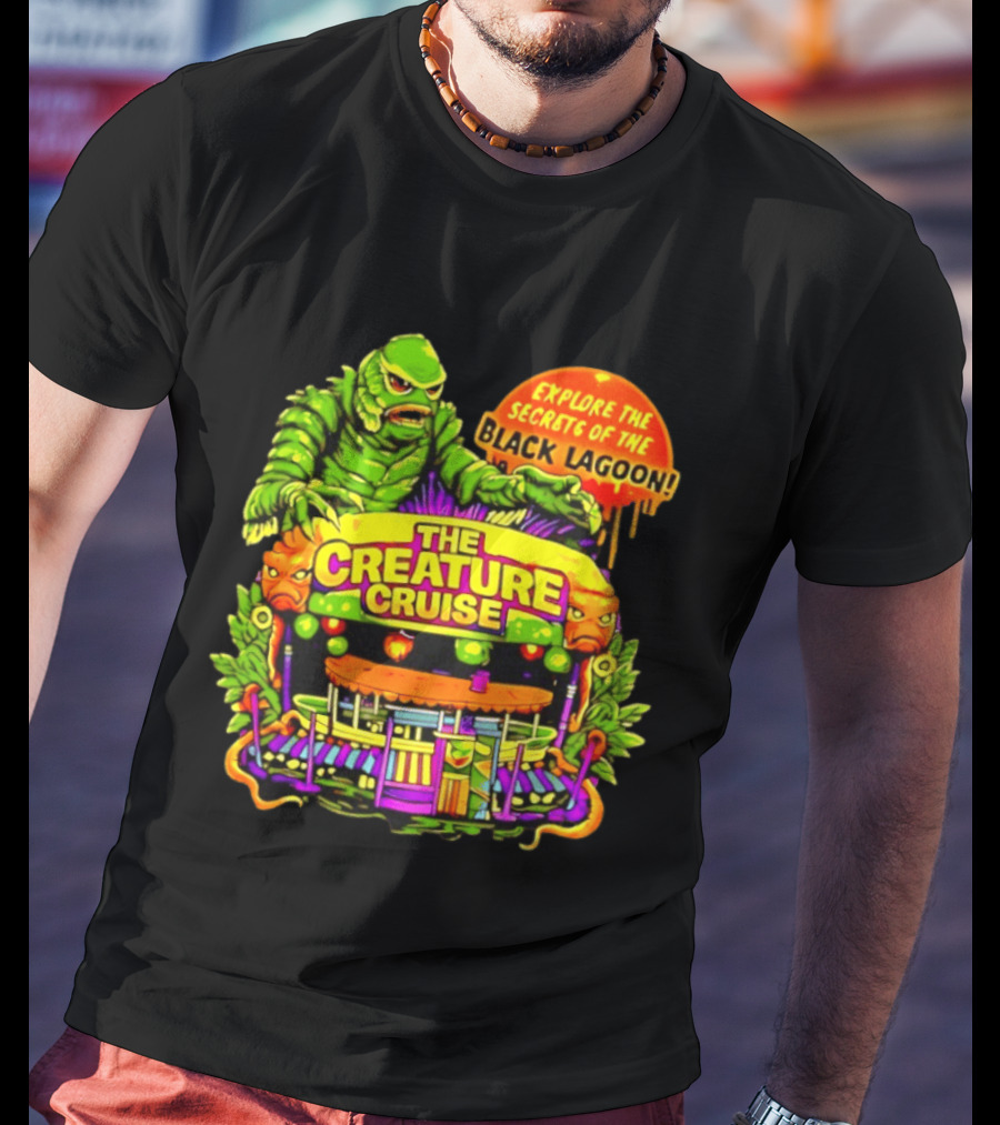 Explore The Secrets Of The Black Lagoon The Creature Cruise Adventure T-Shirt