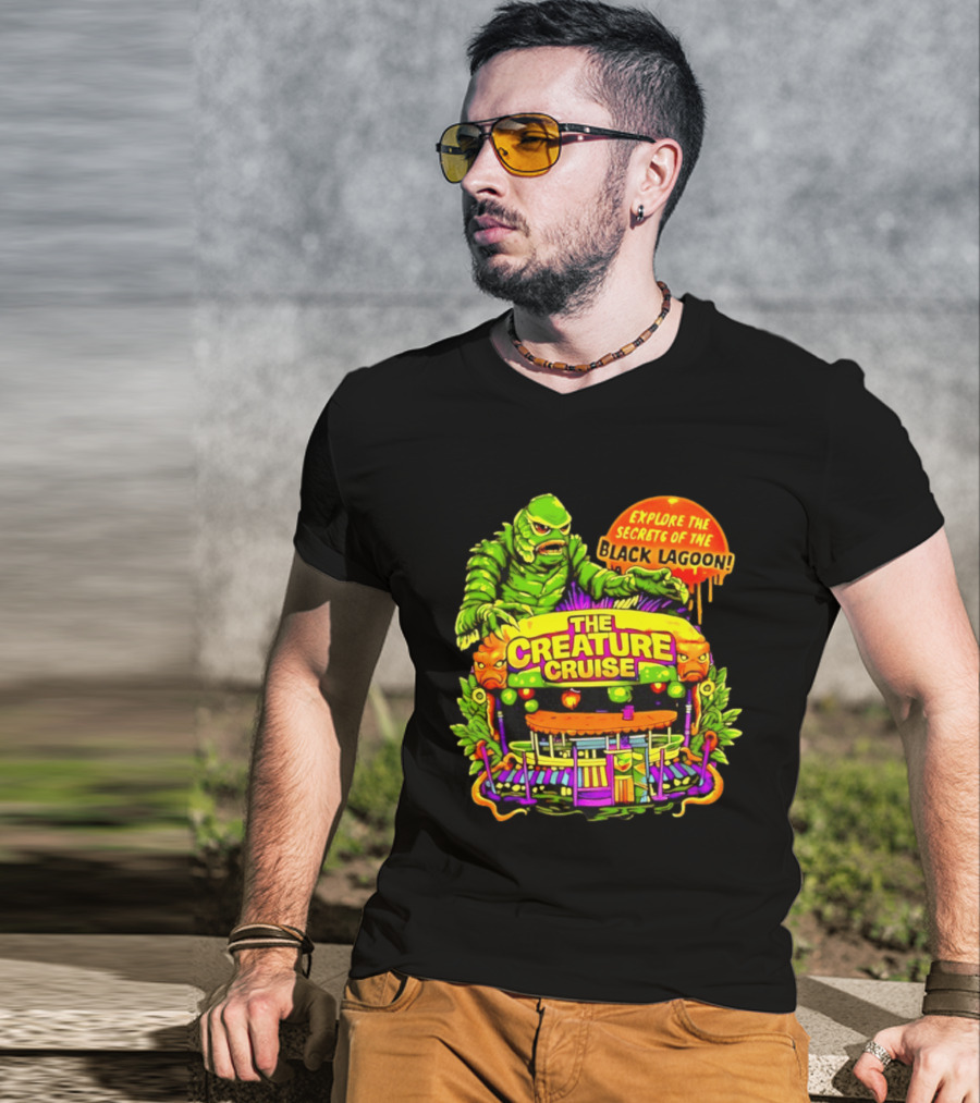 Explore The Secrets Of The Black Lagoon The Creature Cruise Adventure T-Shirt