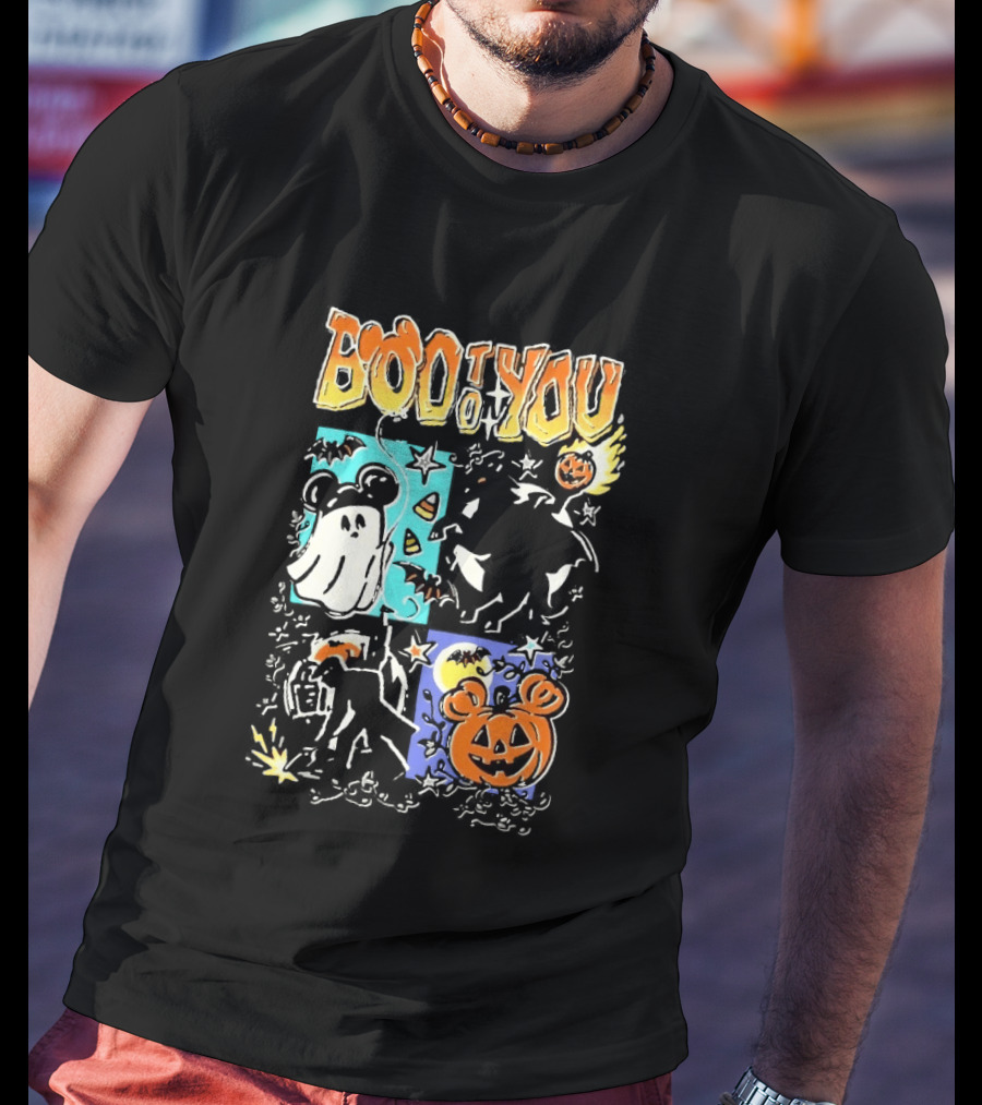 Boo To You Ghost And Pumpkin Halloween Fun T-Shirt
