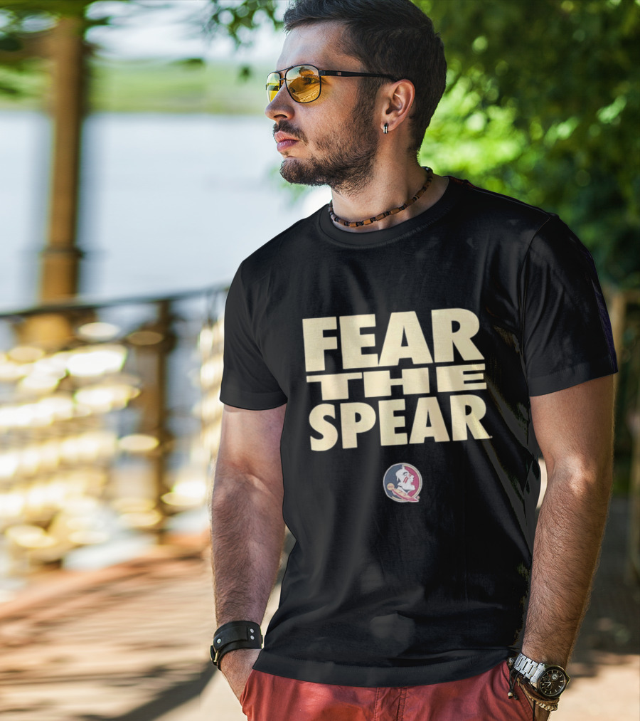 Florida State Seminoles Fear The Spear 2026 Featured Bold Text With Iconic Team T-Shirt