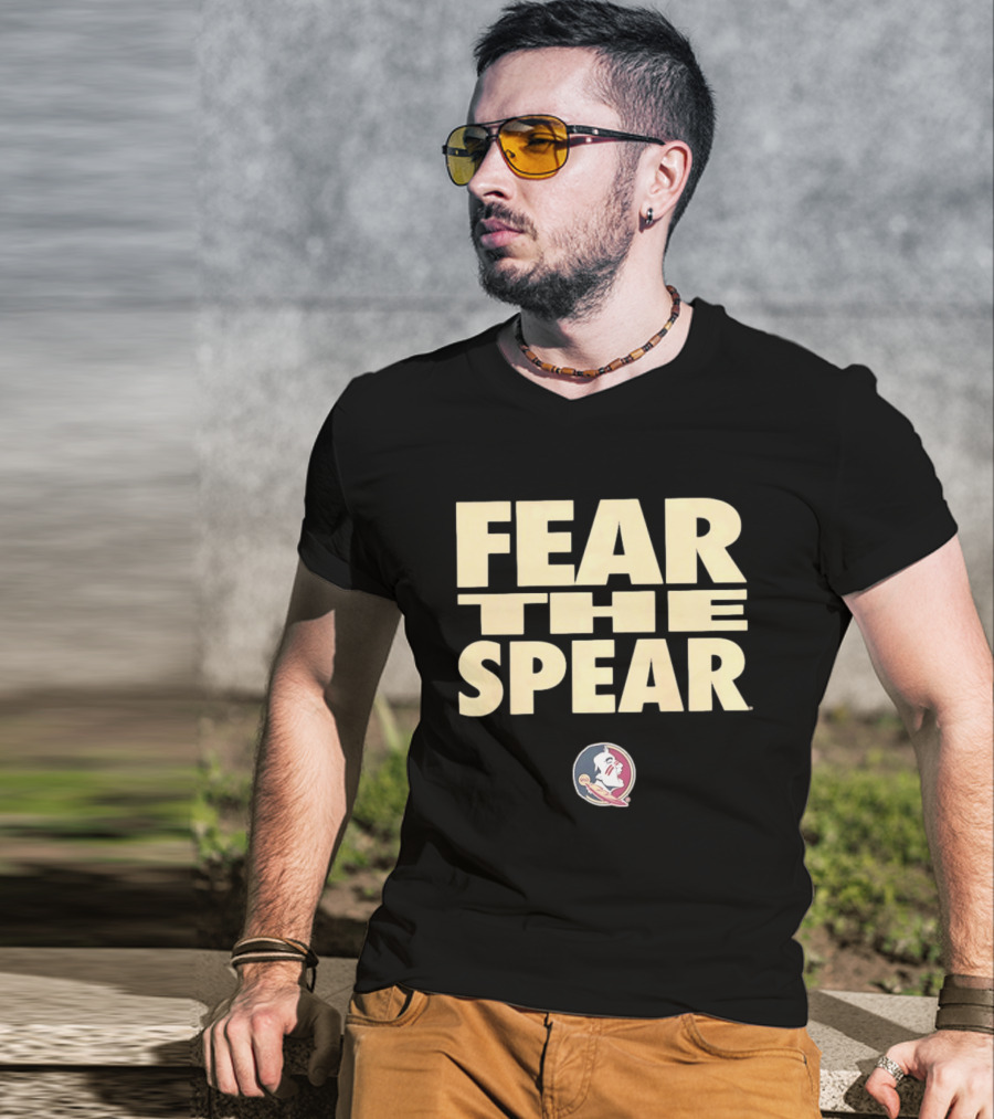 Florida State Seminoles Fear The Spear 2026 Featured Bold Text With Iconic Team T-Shirt