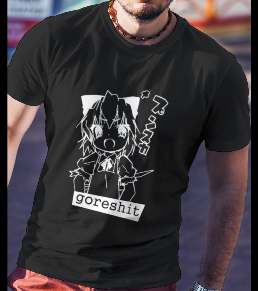 Goreshit Breakcore Electronic Anime Girl Japanese T-Shirt