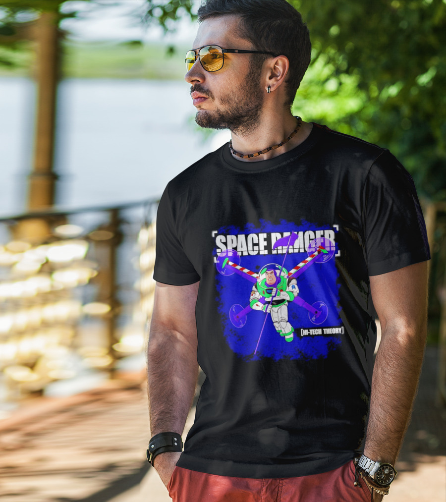 Space Ranger Hi Tech Theory Buzz Lightyear Toy Story T-Shirt