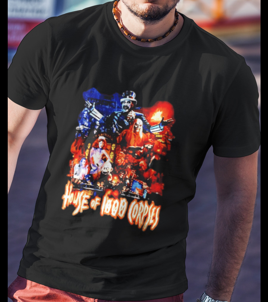 House Of 1000 Corpses Rob Zombie Horror Movie Captain Spaulding T-Shirt