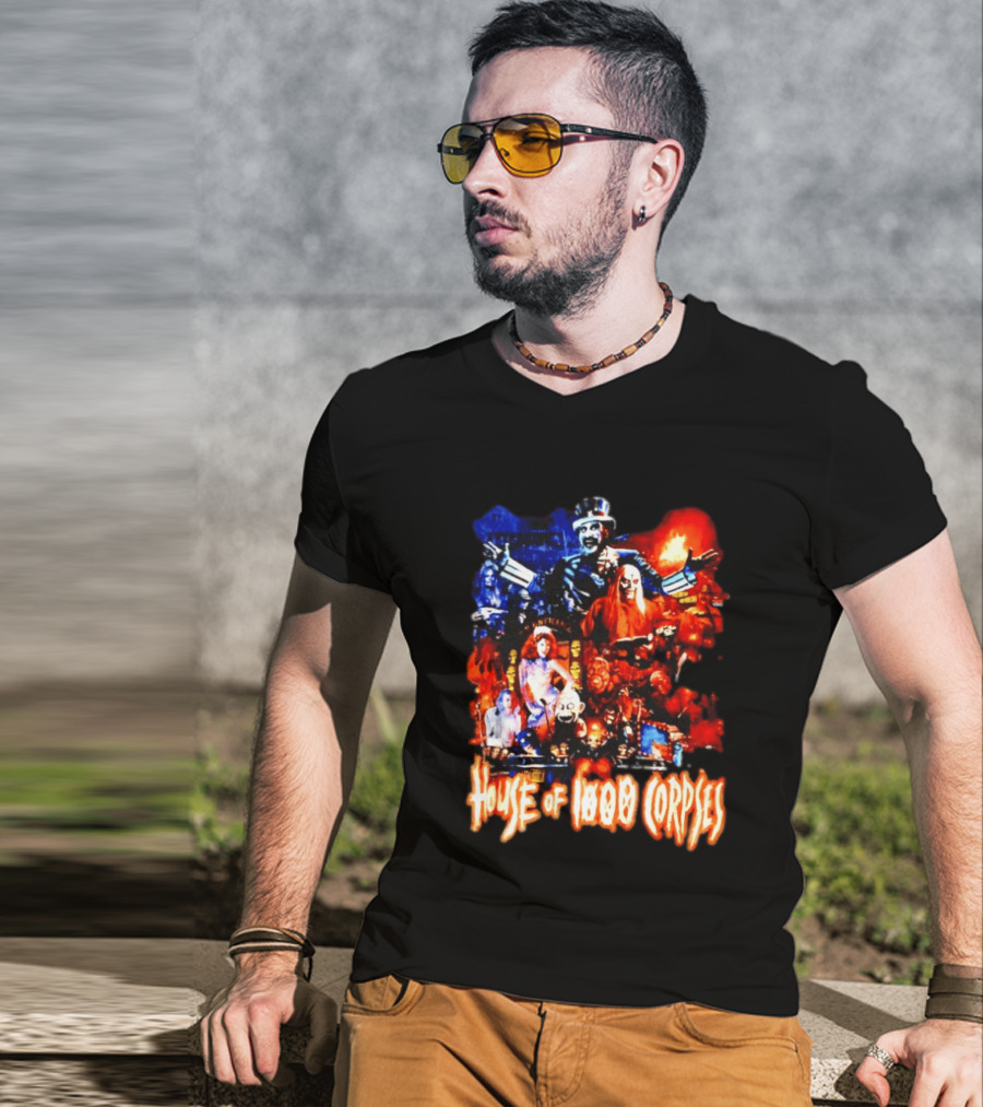 House Of 1000 Corpses Rob Zombie Horror Movie Captain Spaulding T-Shirt