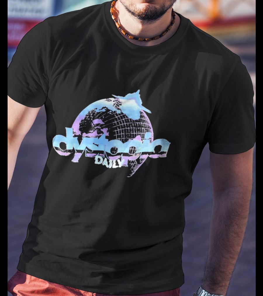 Dystopia Daily Globe Earth Apocalyptic T-Shirt
