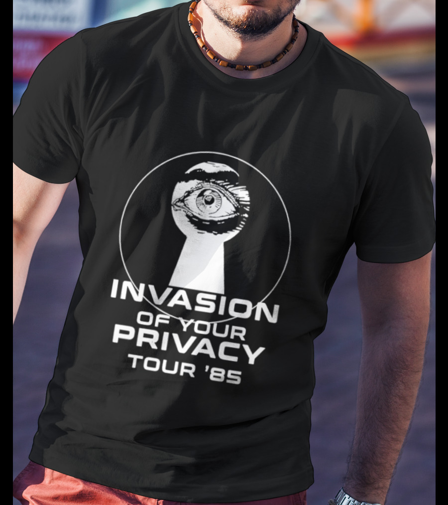 Invasion Of Your Privacy Tour '85 Keyhole T-Shirt
