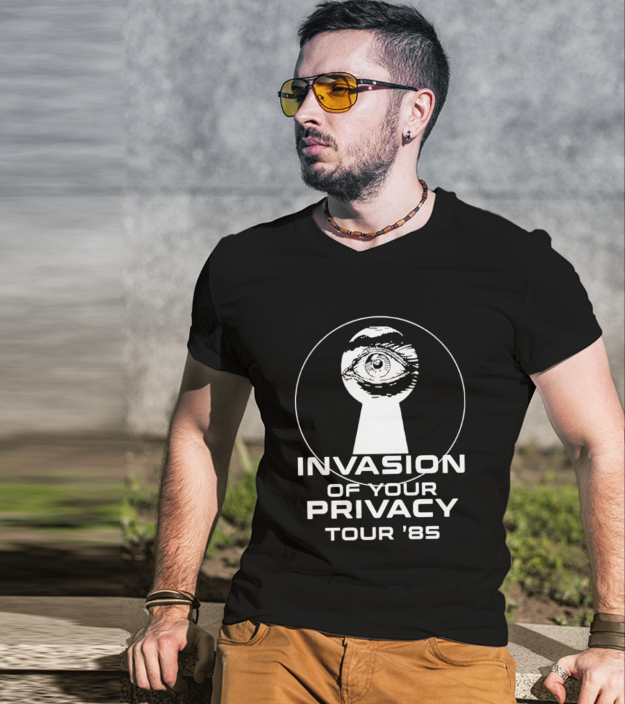 Invasion Of Your Privacy Tour '85 Keyhole T-Shirt