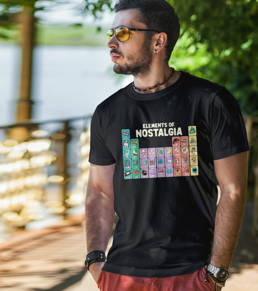 Elements Of Nostalgia Periodic Table Classic Memories T-Shirt