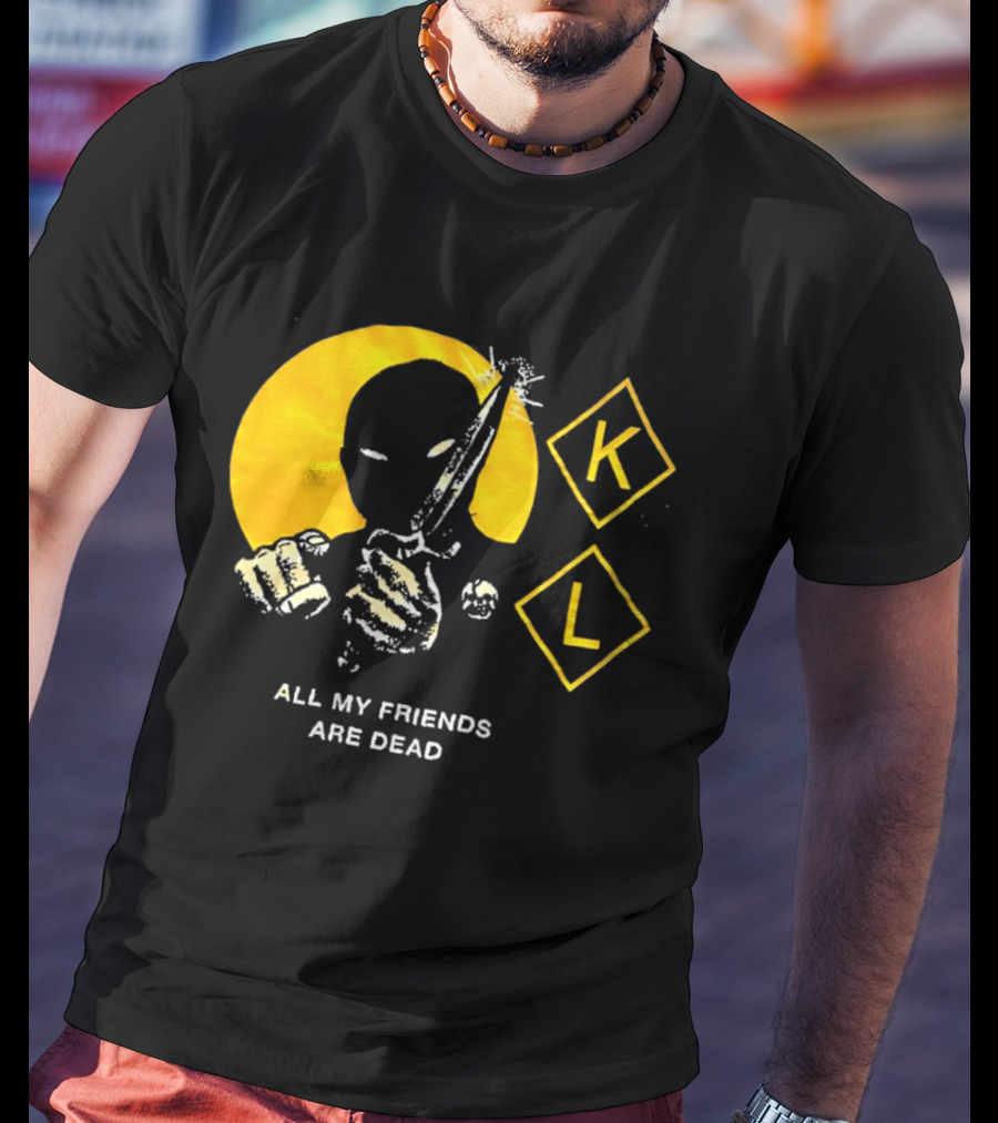Knocked Loose K L All My Friends Are Dead Knife Fist T-Shirt