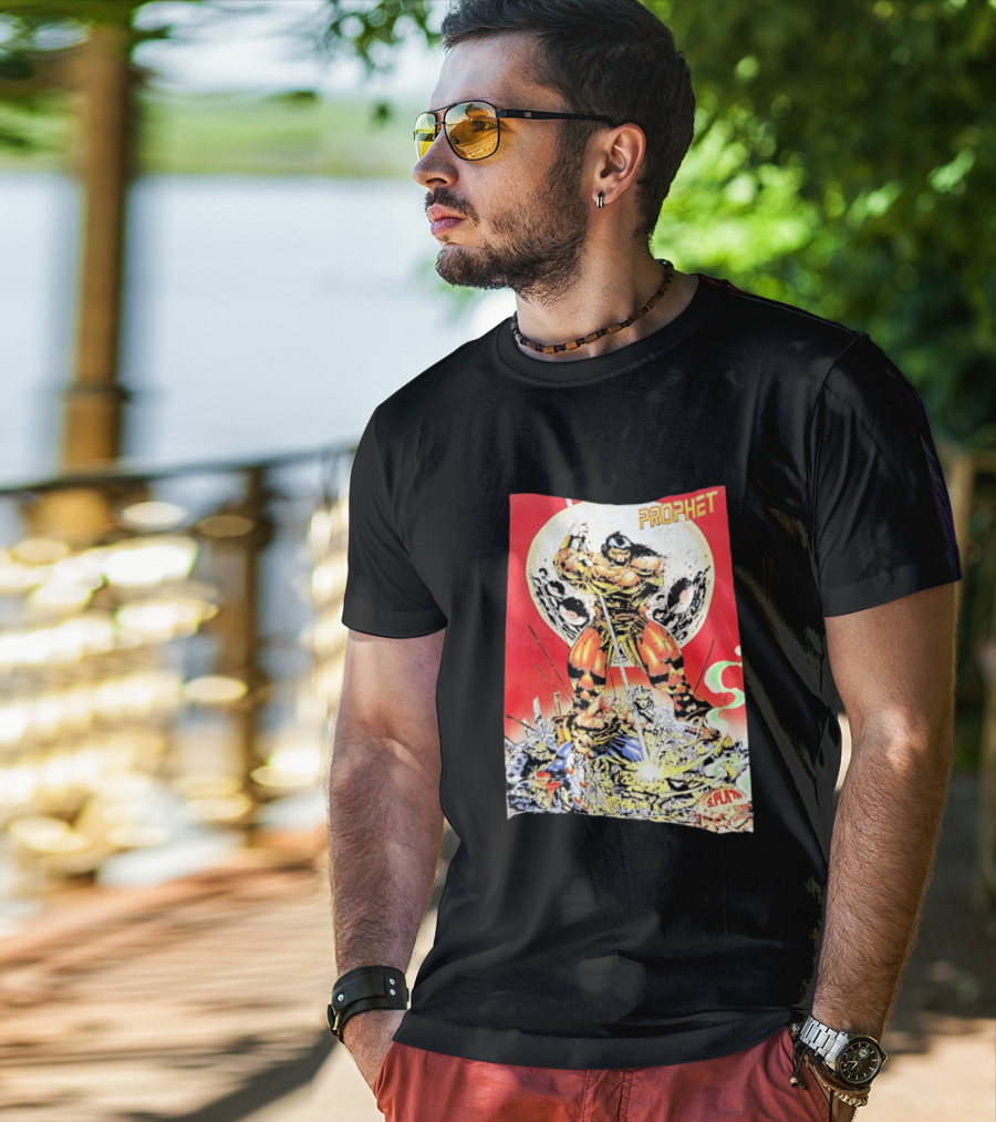 Prophet Comic SPLAT Comics Moon Battle Scene Cover T-Shirt