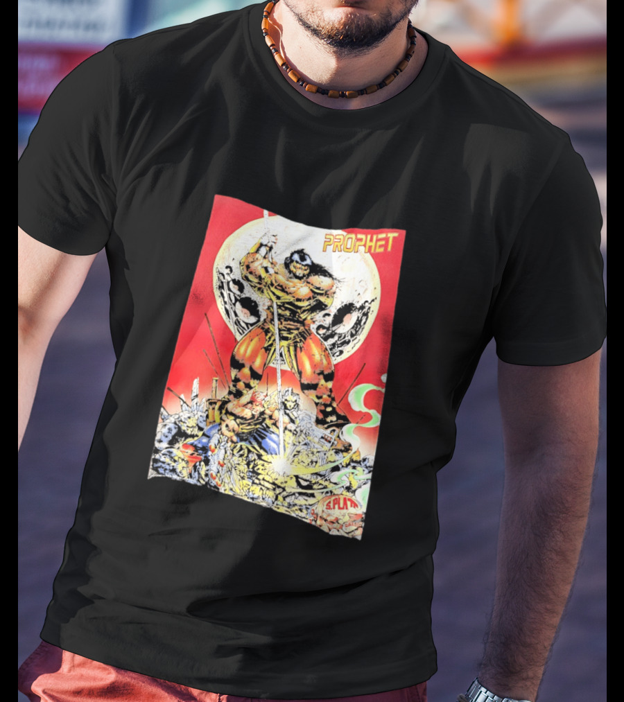 Prophet Comic SPLAT Comics Moon Battle Scene Cover T-Shirt