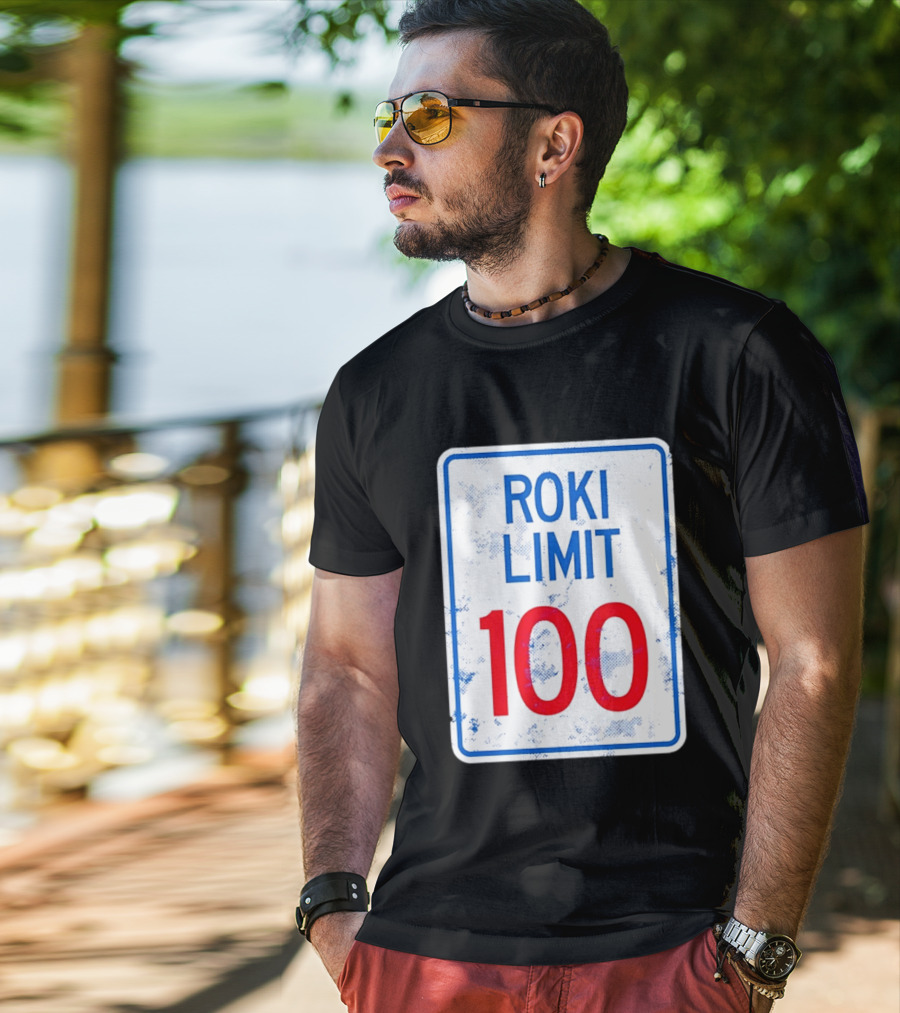 Roki Sasaki Speed Limit 100 Dodgers T-Shirt