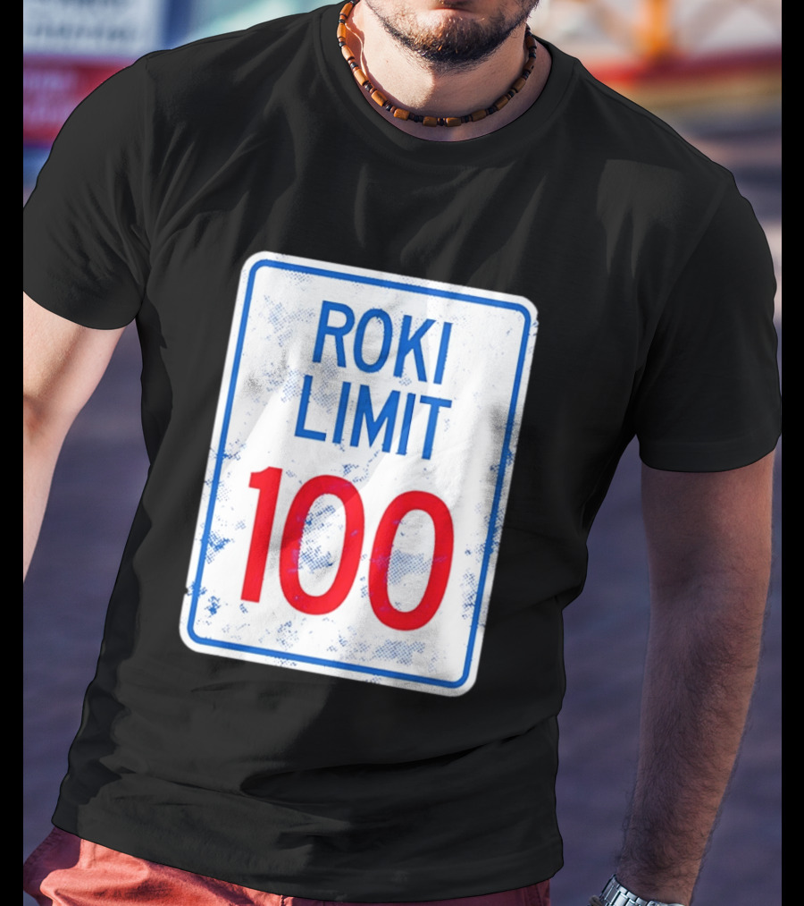 Roki Sasaki Speed Limit 100 Dodgers T-Shirt