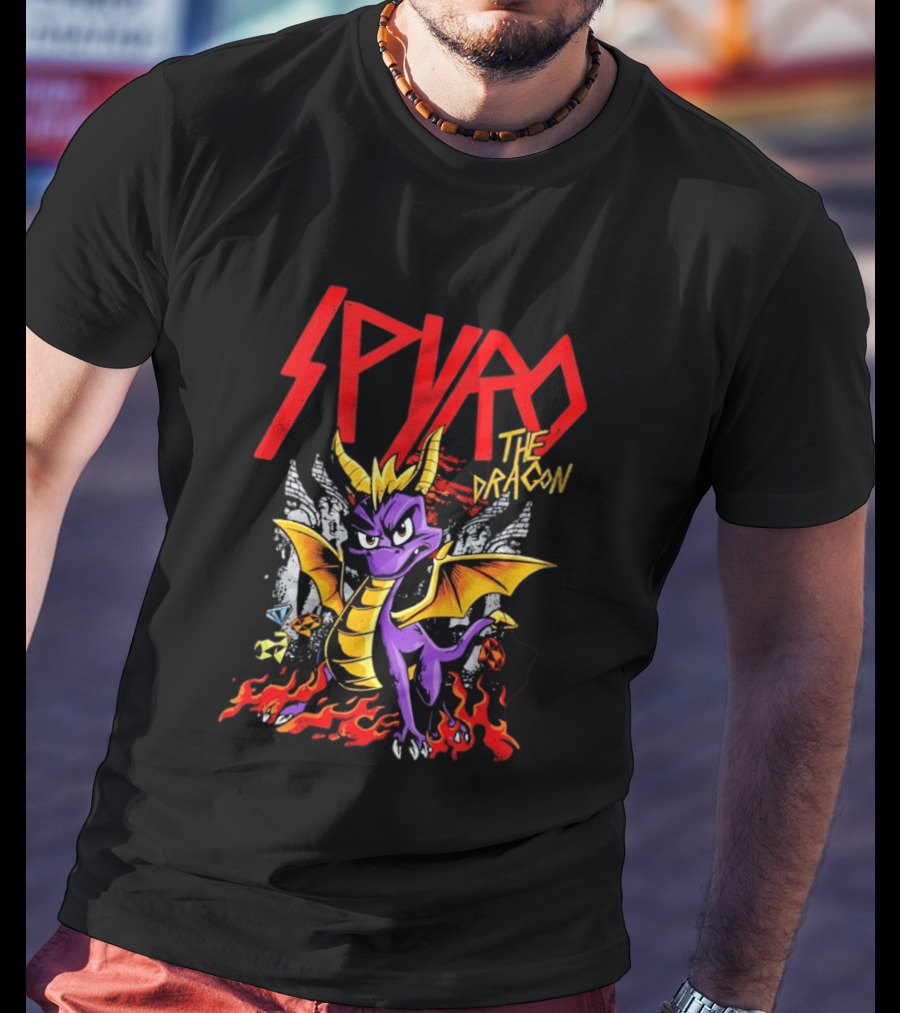 Spyro The Dragon Flaming Adventure T-Shirt