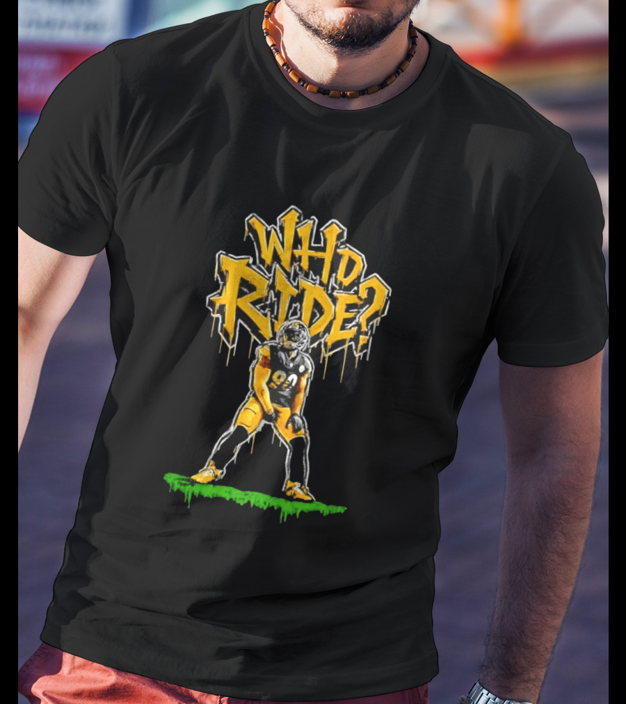 T.J. Watt Who Ride Pittsburgh Steelers T-Shirt