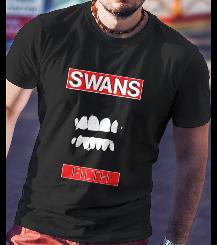 Swans Filth Teeth No Wave Industrial Rock Michael Gira T-Shirt